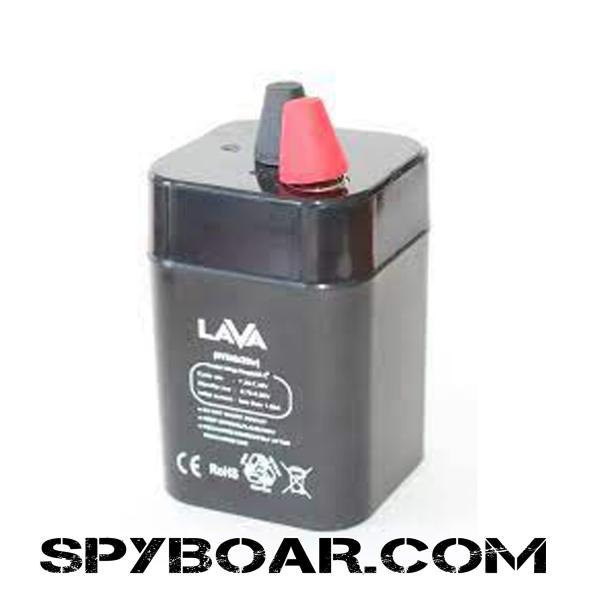 Lead rechargeable battery Lava 6V/4Ah 4R25