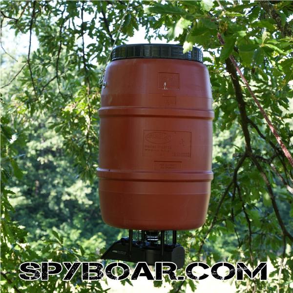 Feeder kit American Hunter Sunslinger with build in solar panel, plastic can 125 liters