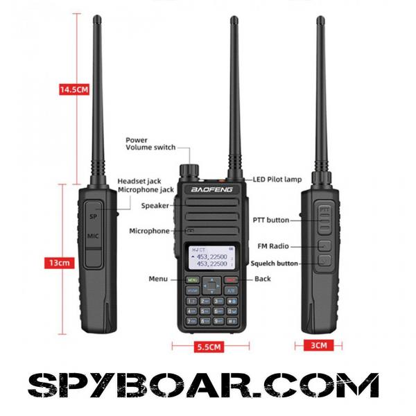 Radio stations UHF Baofeng BF-H6 fully waterproof