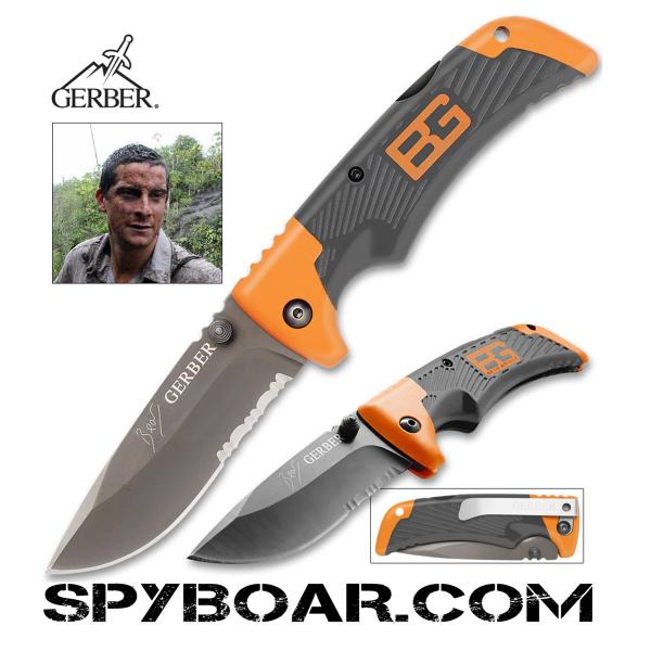 Компактен нож Bear Grylls Scout