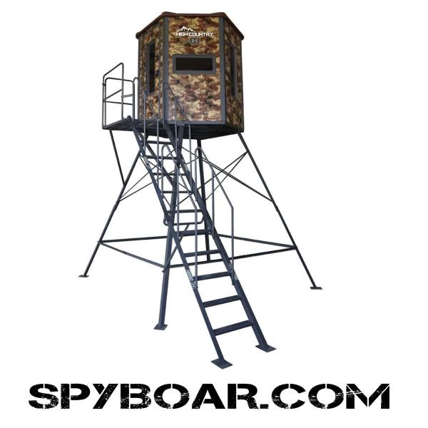 Hunting tower Hawk High Country Hex-Vision blind